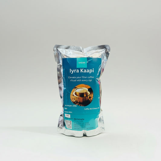 Iyra Cafe's IYRA KAAPI | South Indian Filter Coffee | 80% Coffee 20% Chicory (250G),