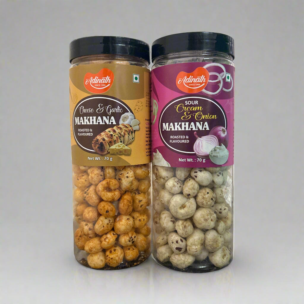 Adinath | Makhana 70g Roasted & Flavoured (Pack of 2)