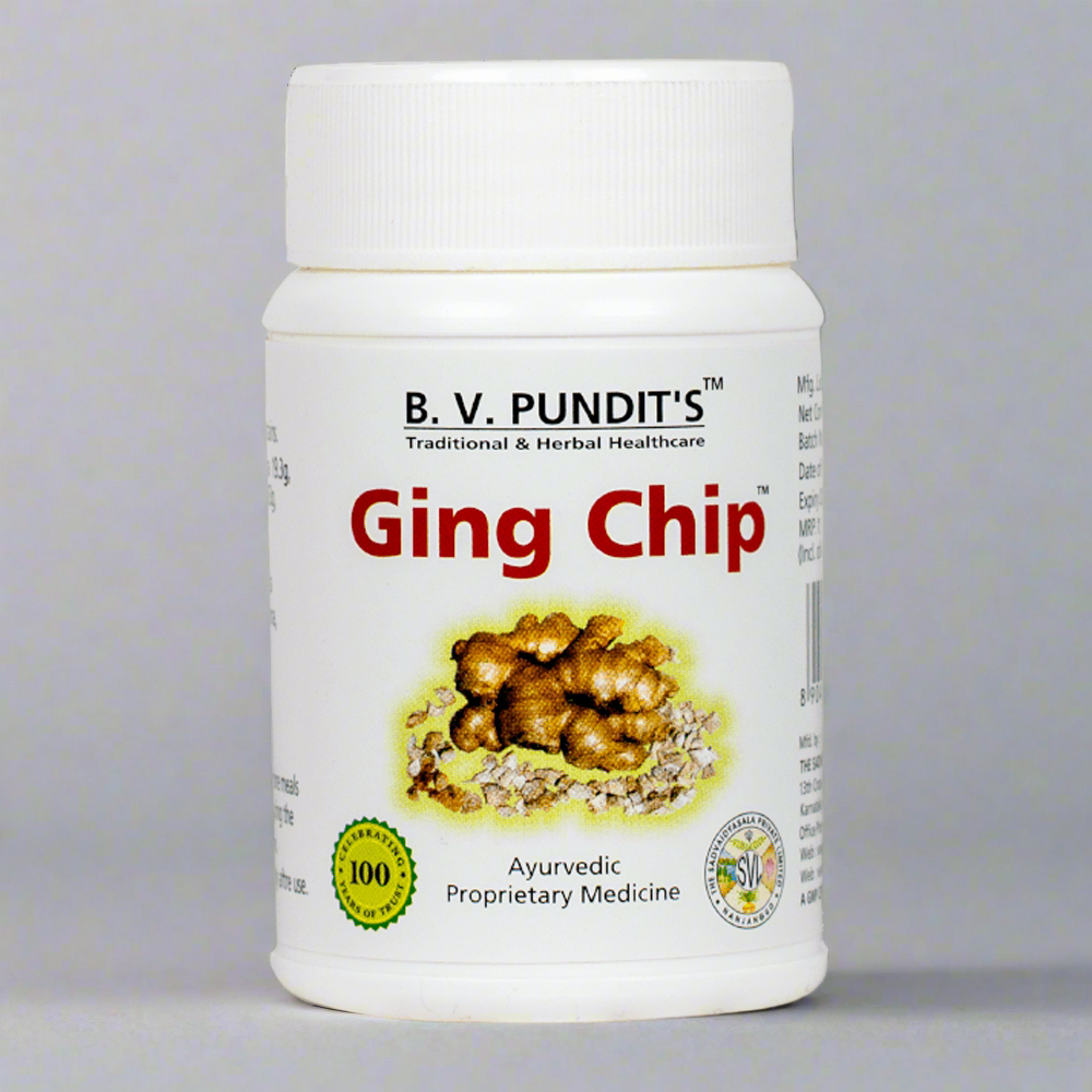 GING CHIP 50gm | Ginger Chips | B.V.Pandit's | (Pack of 2)