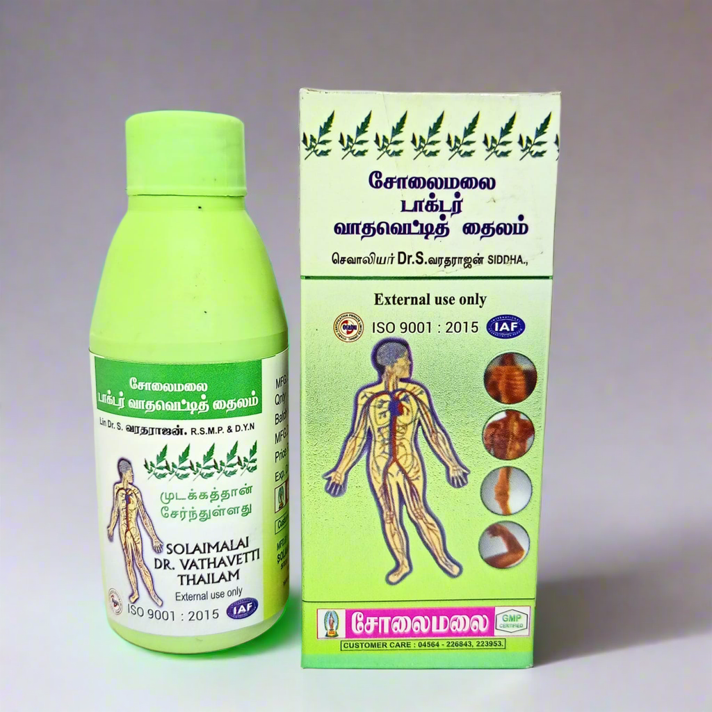 Solaimalai | Vathavetti Thailam 100ml