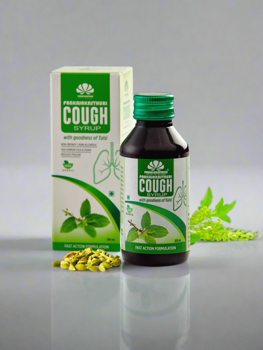 Pankajakasthuri Herbals India Cough Syrup 100ml
