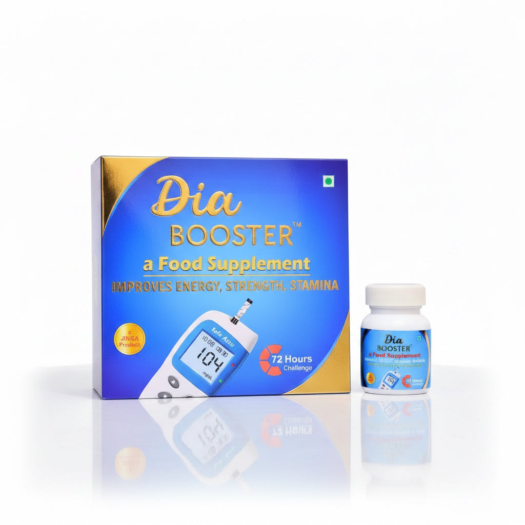 DIA BOOSTER | Natural Supplement for Blood Sugar Control | Ideal for Insulin Patients | 60 Capsules