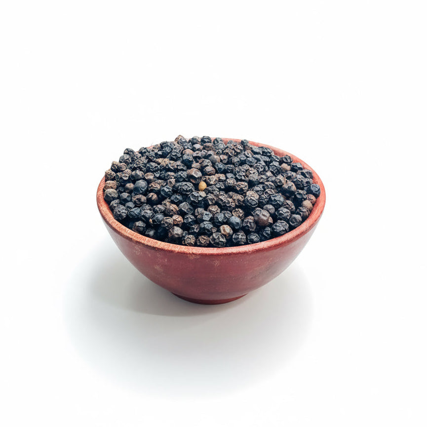Black Pepper Whole | Karu Milagu | 100% Natural Sabut Kali Mirch | Ultra-Pure & Finely Ground | Ideal for Seasoning & Flavor Enhancement