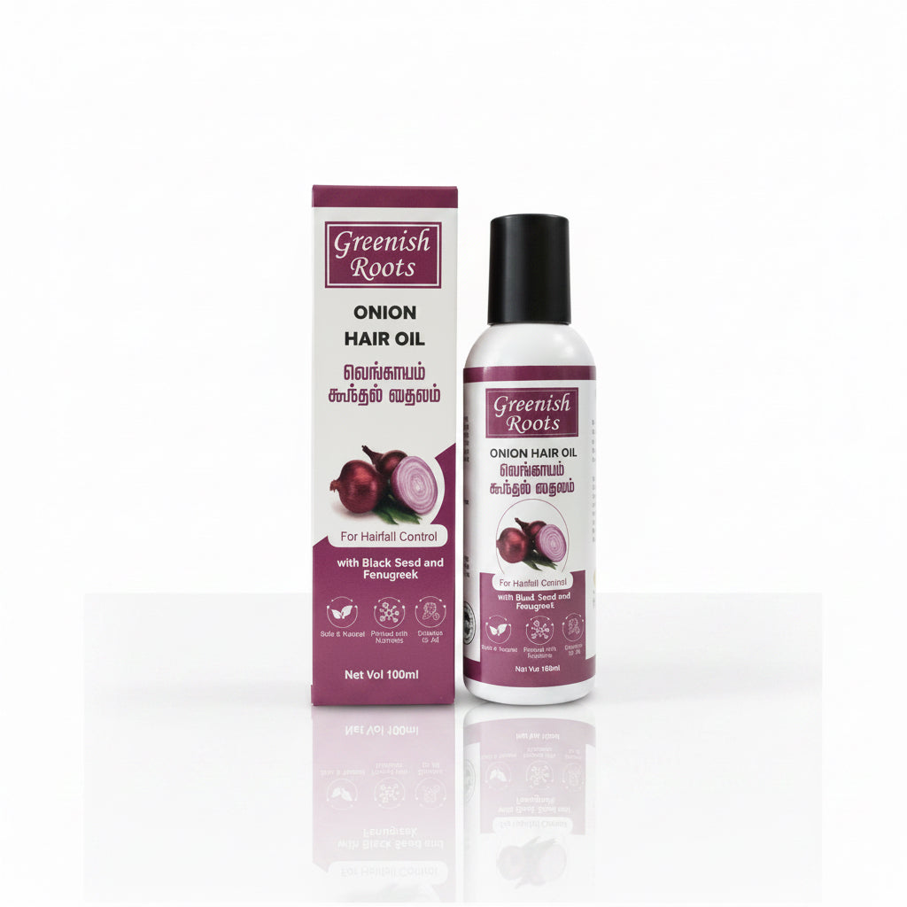 Greenish Roots ONION HAIR OIL 100ml