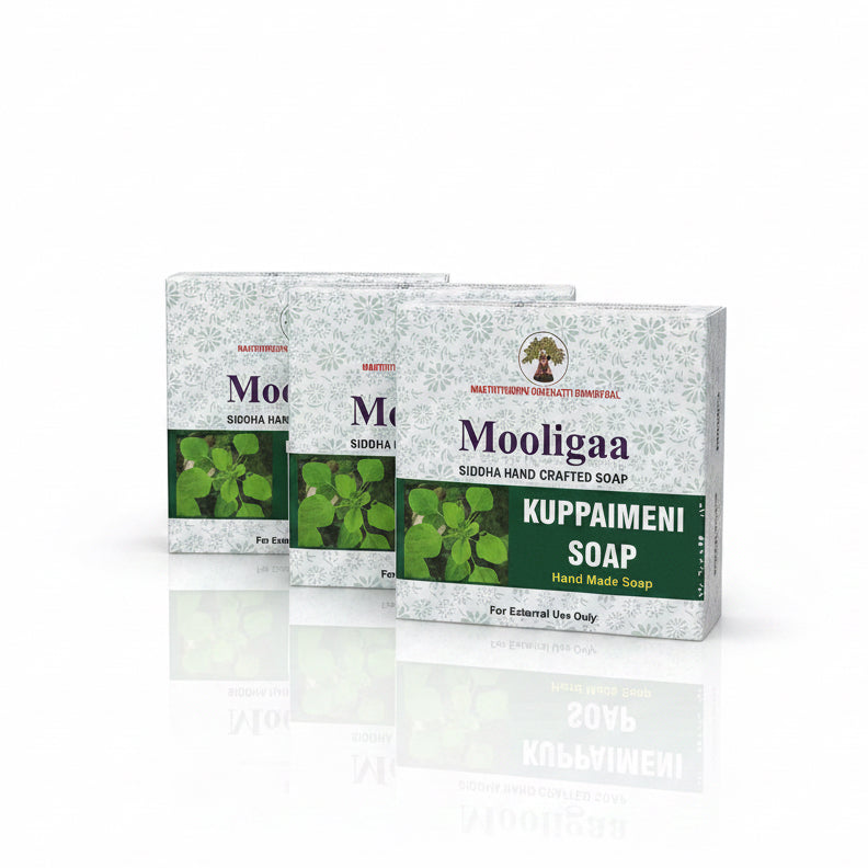 Mooliga Kuppaimeni Soap 75gm (Pack of 3)