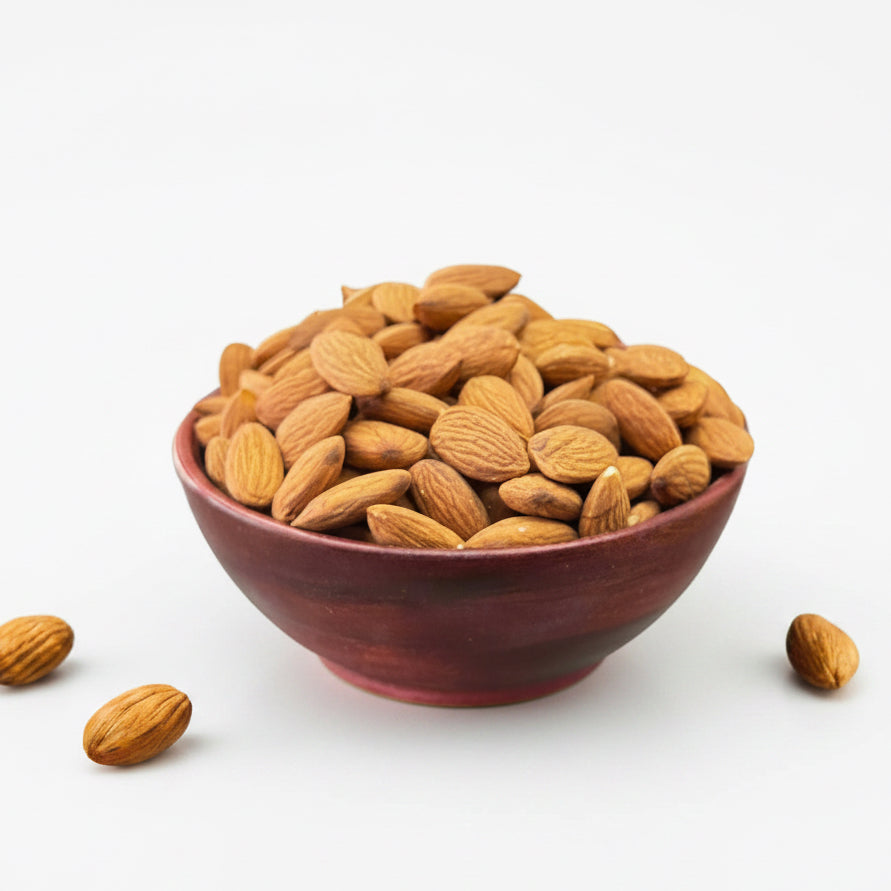 Raw Almonds | Badam | Almonds | Pure Raw Almonds Whole | Real Nuts | High In Fiber | Badam Giri | Rich In Protein, Magnesium, Phosphorus And Dietary Fibre, Nuts & Dry Fruits