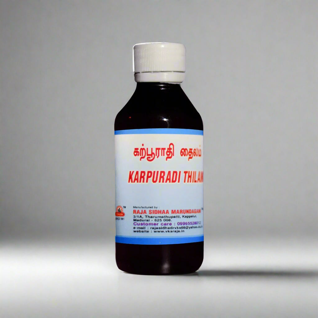 VKS Raja Sidhaa | Karpuradi Thailam 100ml