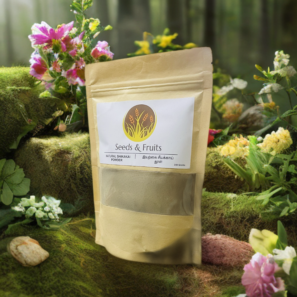 Jothi's | Seeds And Fruits  - 100% Natural Shikakai Powder