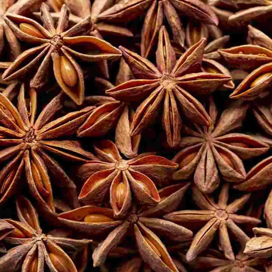 Star Anise | Whole Chakri Phool | Badhiyan Phool | Spices | Spice Aromatic & Natural Strong Aroma And Flavor, Essential Ingredient