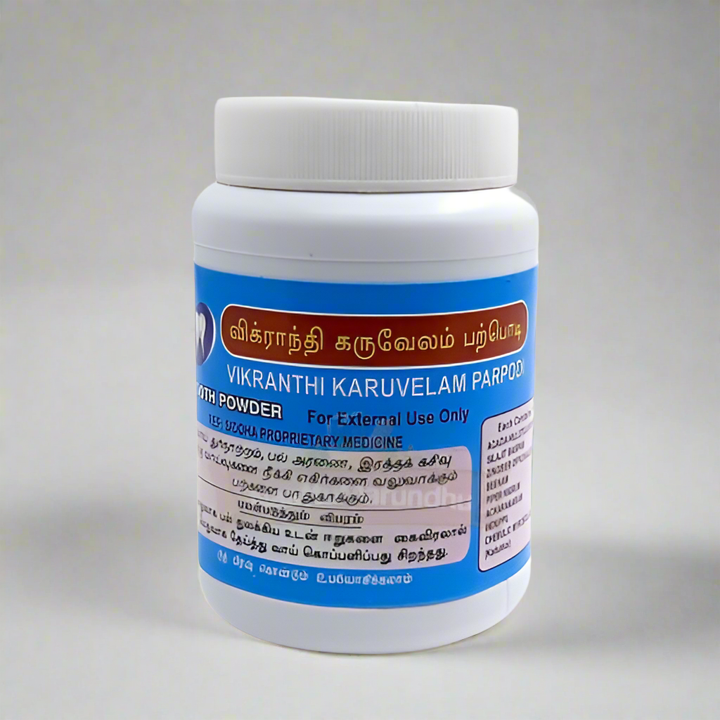 SOLAMALAI | VIKRANTHI KARUVELAM TOOTH POWDER 100g (PACK OF 2)