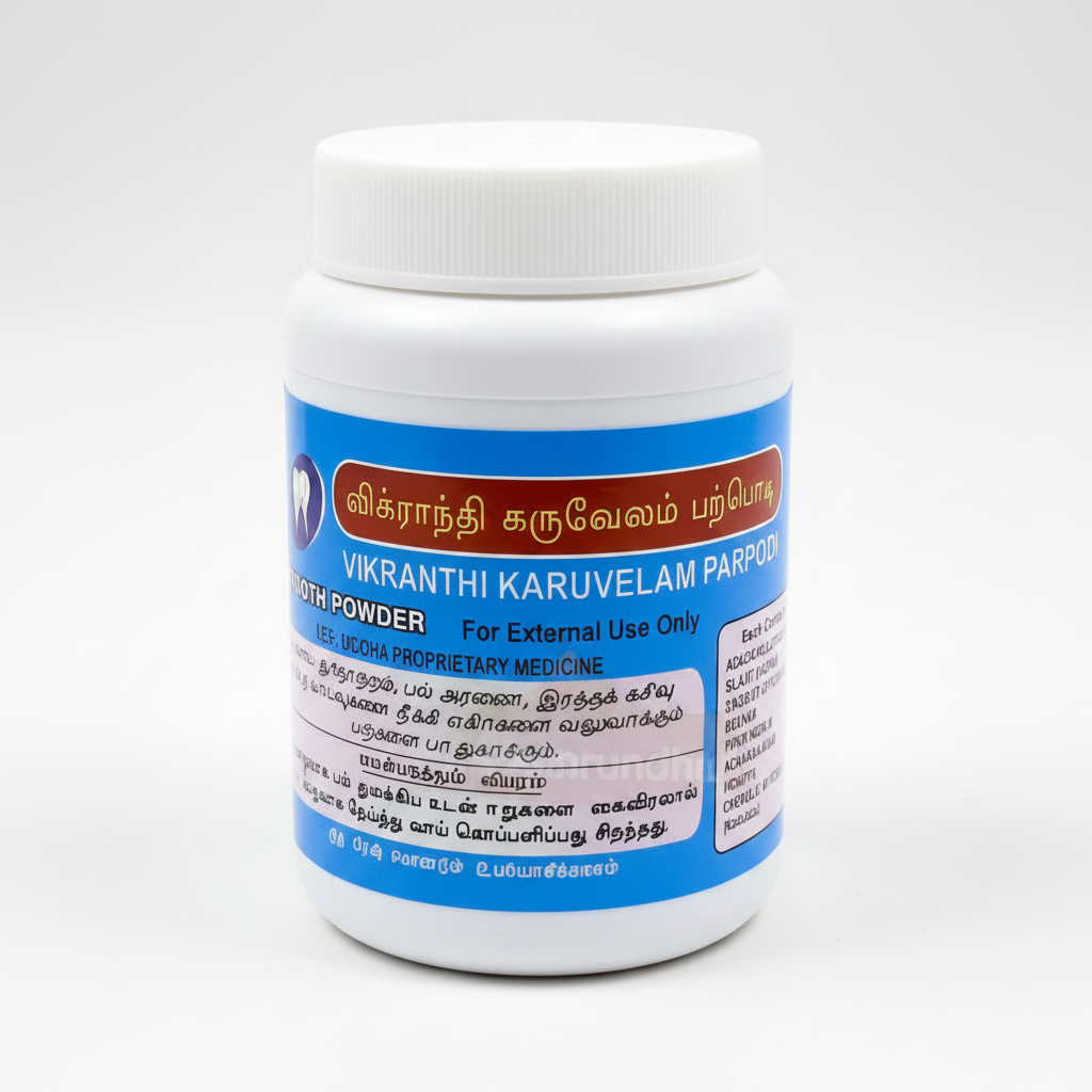 SOLAIMALAI | VIKRANTHI KARUVELAM TOOTH POWDER 100g (PACK OF 2)