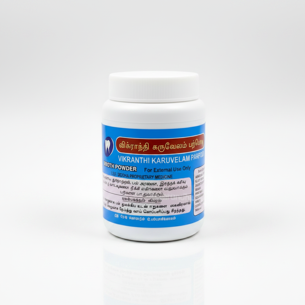 SOLAIMALAI | VIKRANTHI KARUVELAM TOOTH POWDER 100g (PACK OF 2)