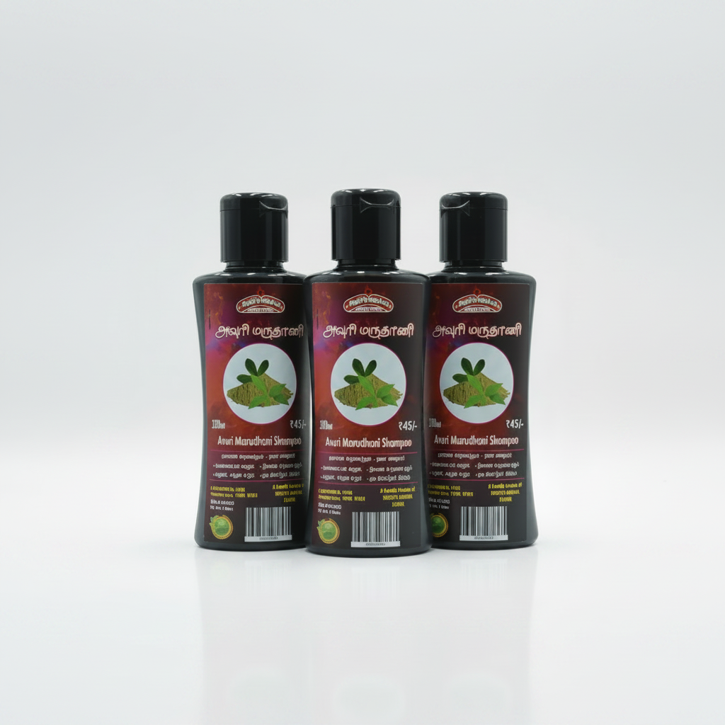Sirusty Herbal AVURI MARUTHANI SHAMPOO 100 ML (Pack Of 3)