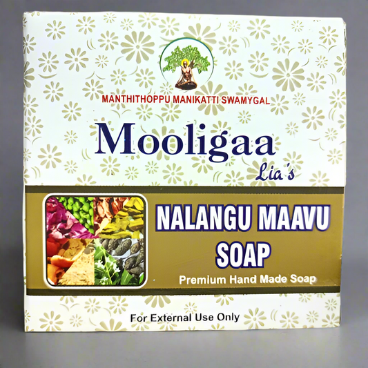Mooligaa Nalangu Maavu Soap 75g (Pack of 2)