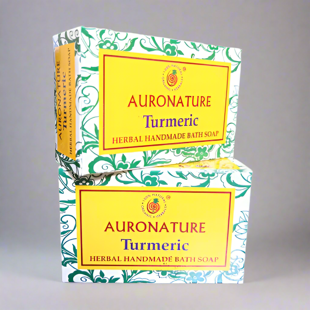 AuroNature | Turmeric Handmade Soap 75 gms ( Pack Of 2 )