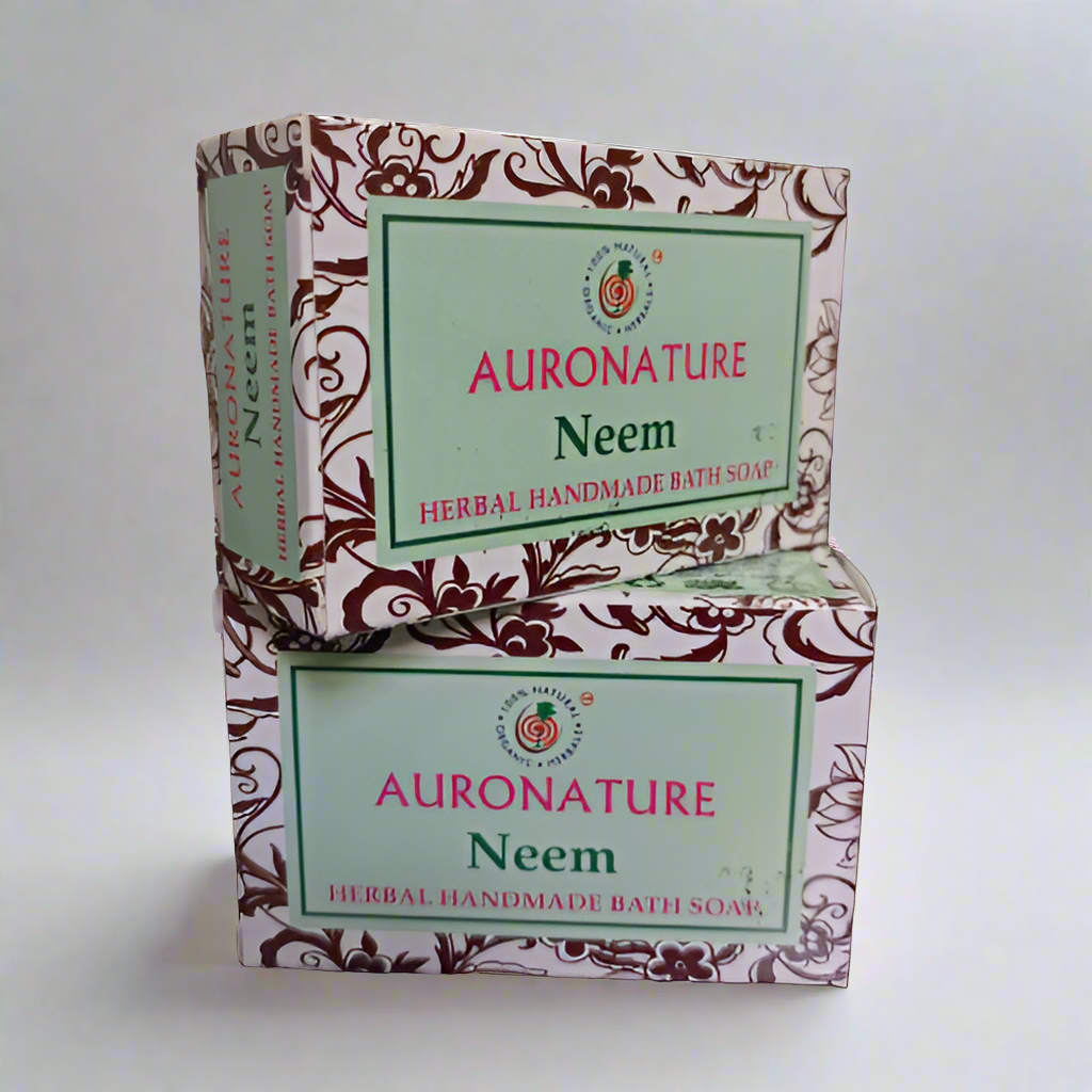 AuroNature | Neem Handmade Soap 75gms (Pack Of 2)