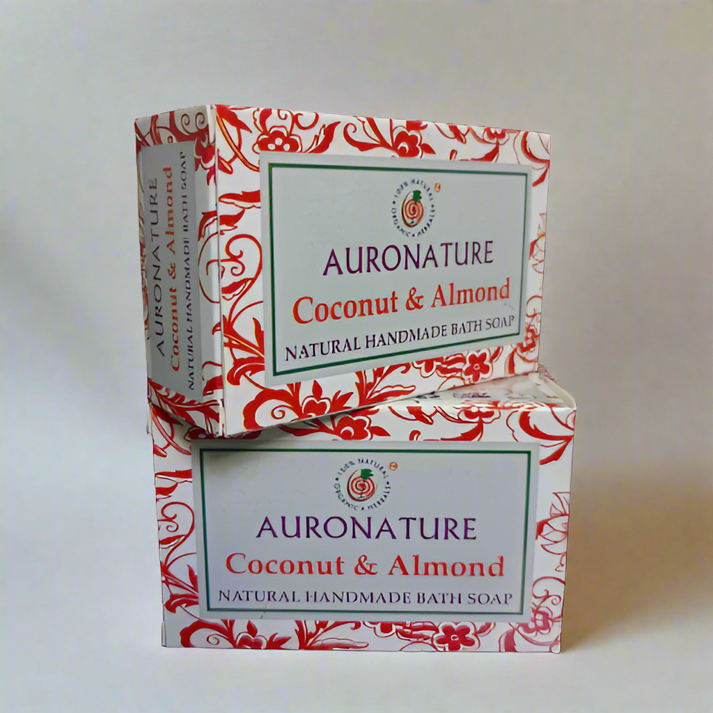 AuroNature | Coconut & Almond Handmade Bathsoaps 75 gms