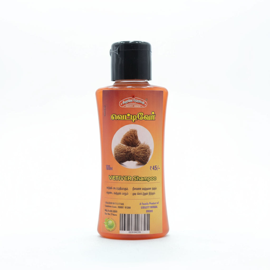 Sirusty VETIVER SHAMPOO 100ml (PACK OF 3)