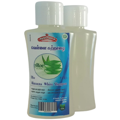 Sirusty Herbal ALOEVERA WHITE SHAMPOO 100ML (Pack Of 3)