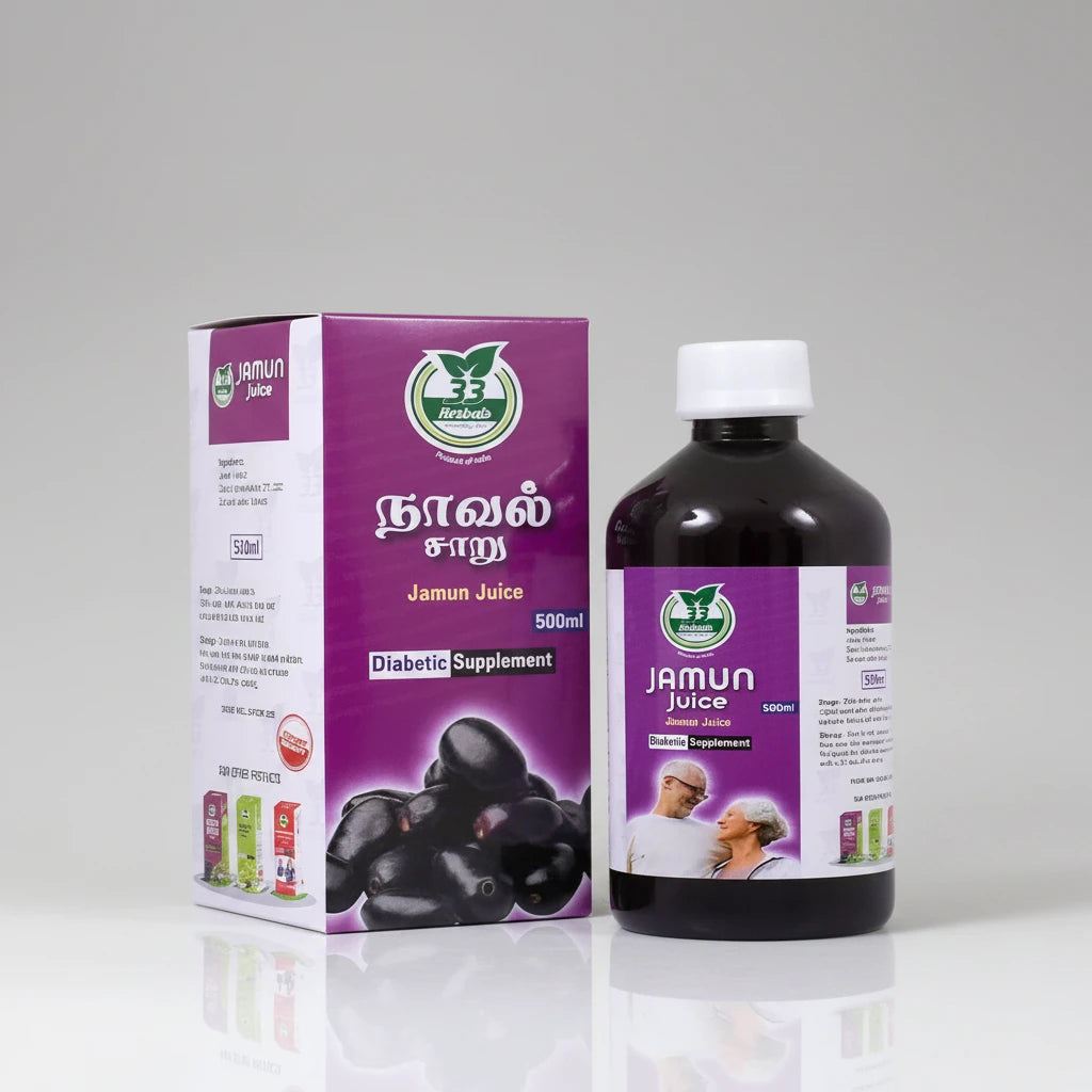 33 HERBALS | Natural Jamun Juice | Naaval Juice 500ml
