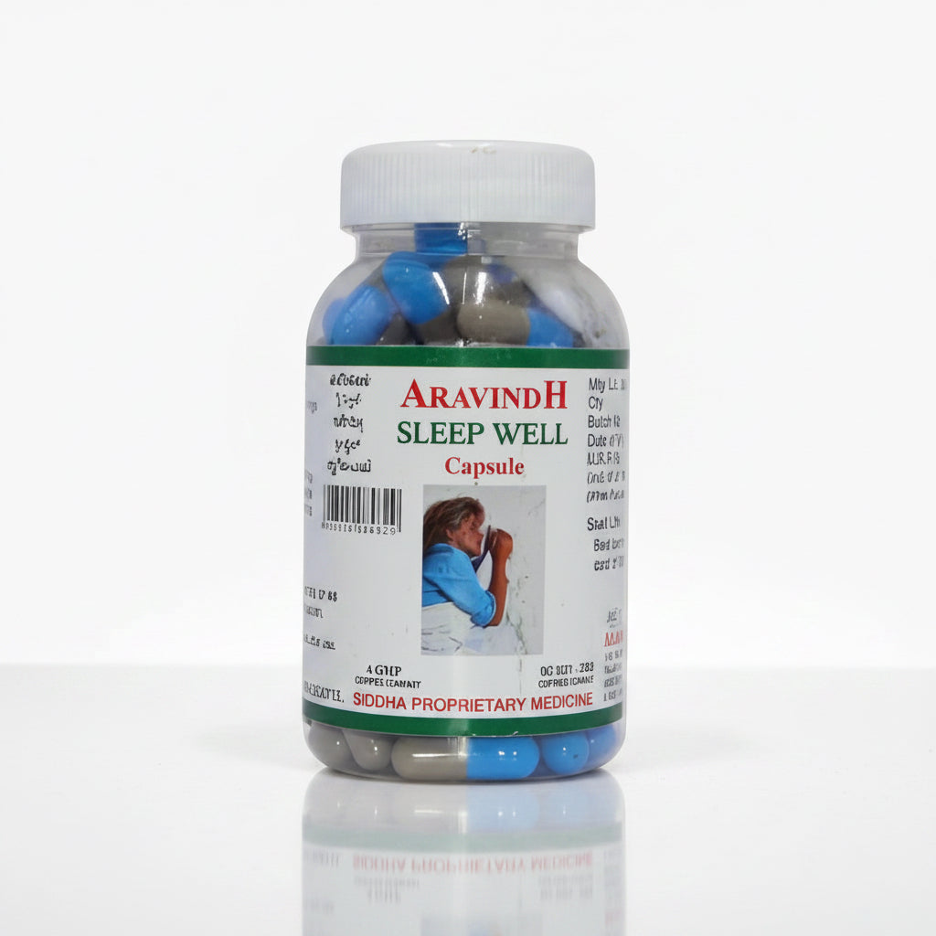 Aravinth Herbals | Sleep Well Capsule 30Nos (PACK OF 2)