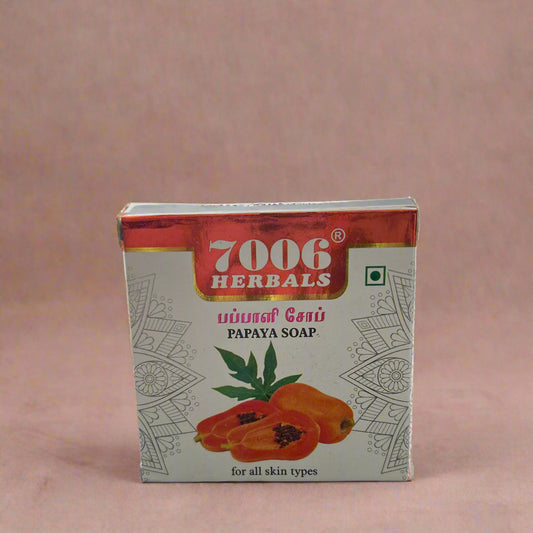 7006 Herbals | pappaya soap ( pack of 2)
