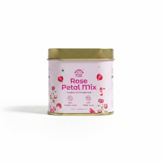 Natural Rose Petal Milk Mix | The Divine Foods | 125gm