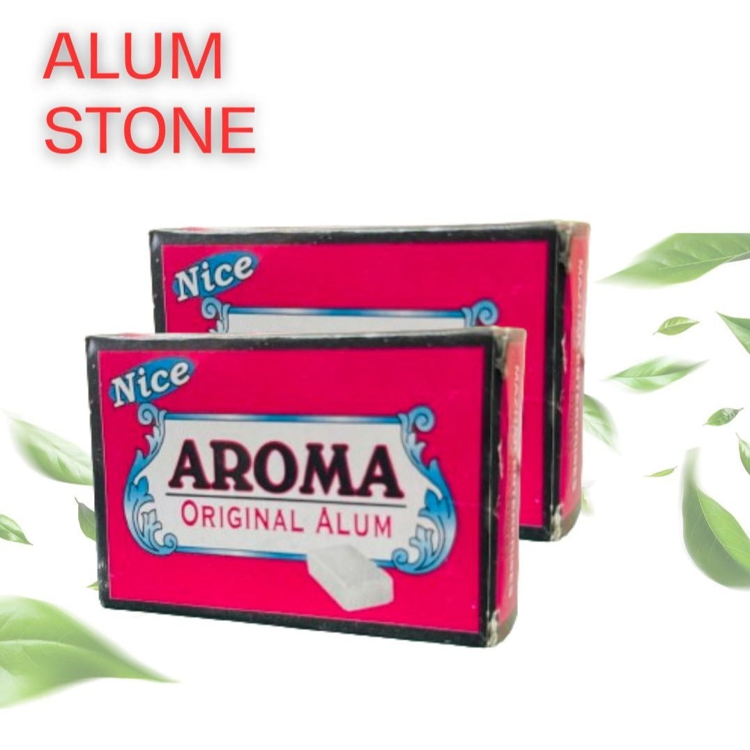 Aroma Alum | Padikaram | Shaving Padikaram | Alum Bar Shaving Alum 2 Bars Of 90G Each | Phitkari Alum Block Fitkari | Alum Stone After Shave