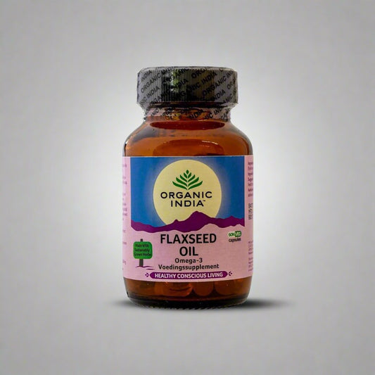 ORGANIC INDIA | FLAXSEED OIL | OMEGA-3 | HEART HEALTH | 60CAP
