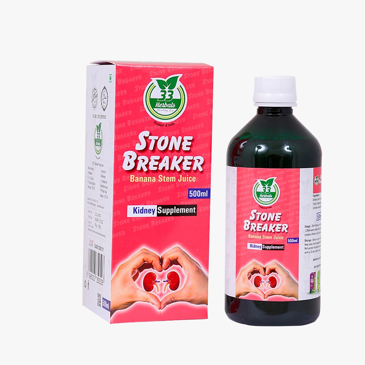 33 HERBALS | Banana Stem Juice | Stone Breaker 500ml