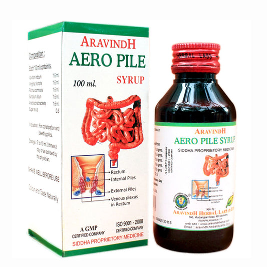Aravinth Herbals | Aero Pile Syrup  200ml