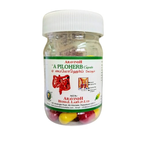Aravindh Herbals |A  Piloherb Capsule  30Nos