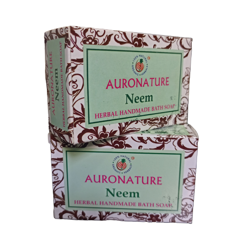 AuroNature | Neem Handmade Soap 75gms (Pack Of 2)