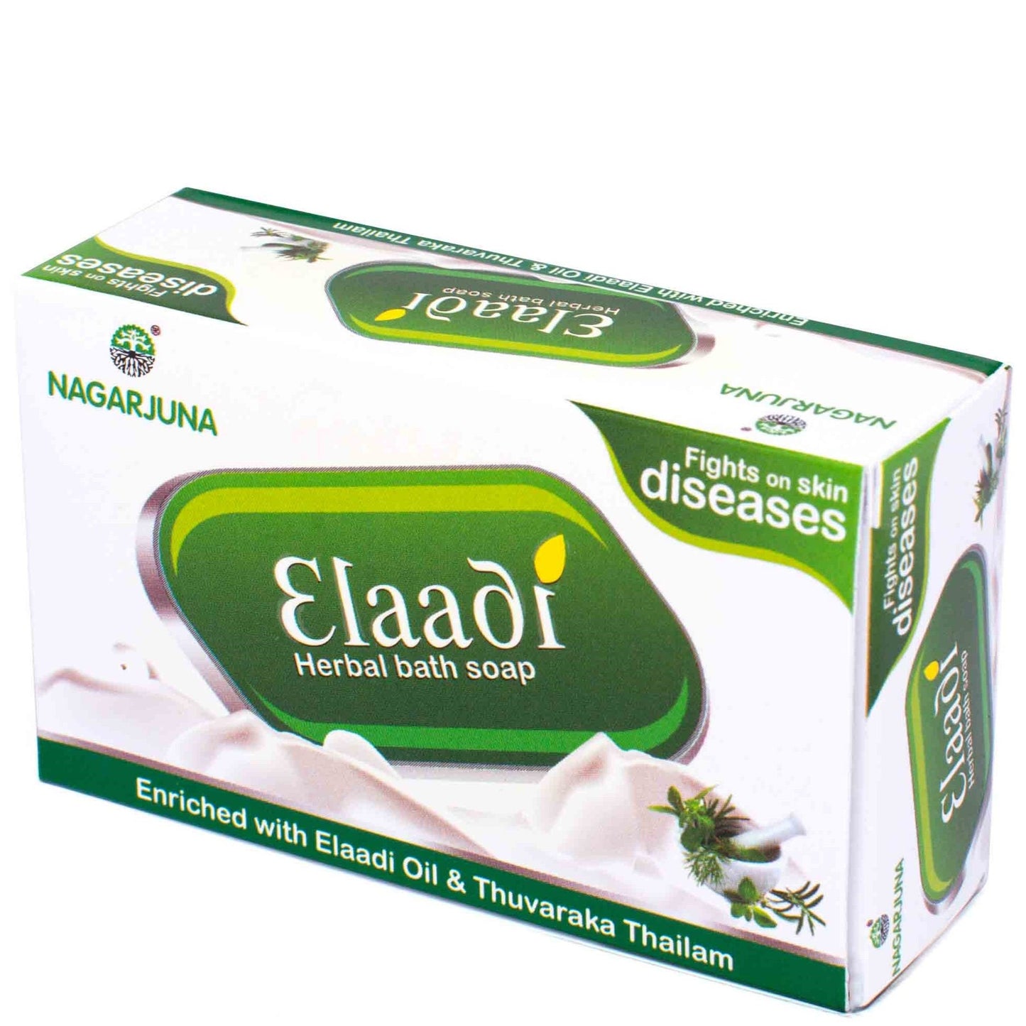 Nagarjuna ELAADI HERBAL BATH SOAP 75g (Pack of 2)