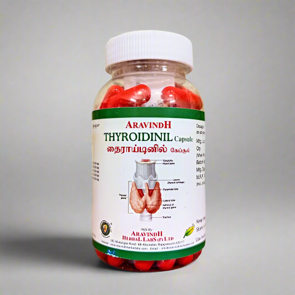 Aravindh Herbals | Thyroidinil Capsules  30Nos