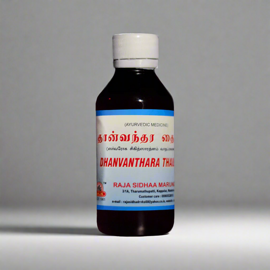 VKS Raja Sidhaa |  Dhanvanthara Thailam | 100ml