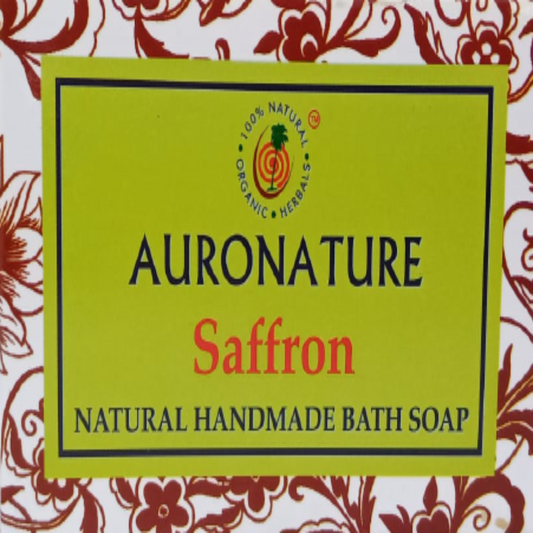 AuroNature | Saffron Handmade Bath soaps 75 gms